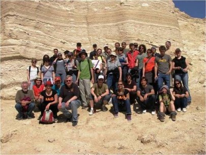 Gruppenbild von der Israel-Exkursion 2009